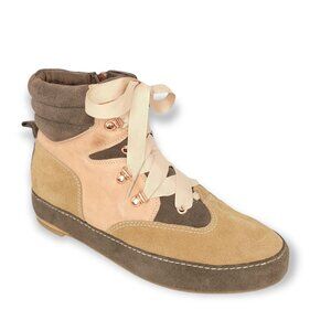 NEW Kelsi Dagger Sneaker Boot Womens 9 Brooklyn Mari Retro Suede Brown Pink